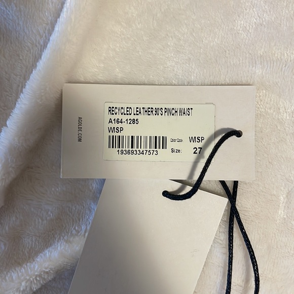 AGOLDE RECYCLED LEATHER 90’s PINCH WAIST - Picture 5 of 5